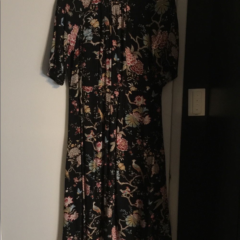 GP & J Baker floral black dress H&M